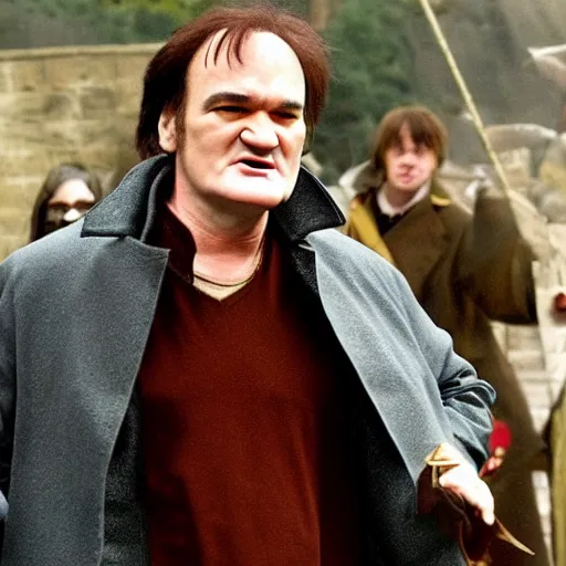 Image similar to quentin tarantino in the harry potter films