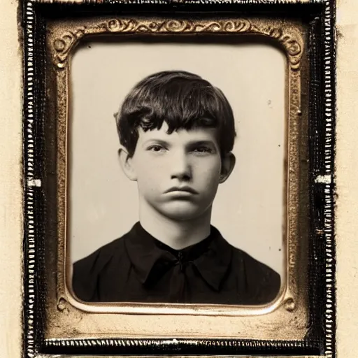 Prompt: close up photo of a attractive young male by Diane Arbus and Louis Daguerre