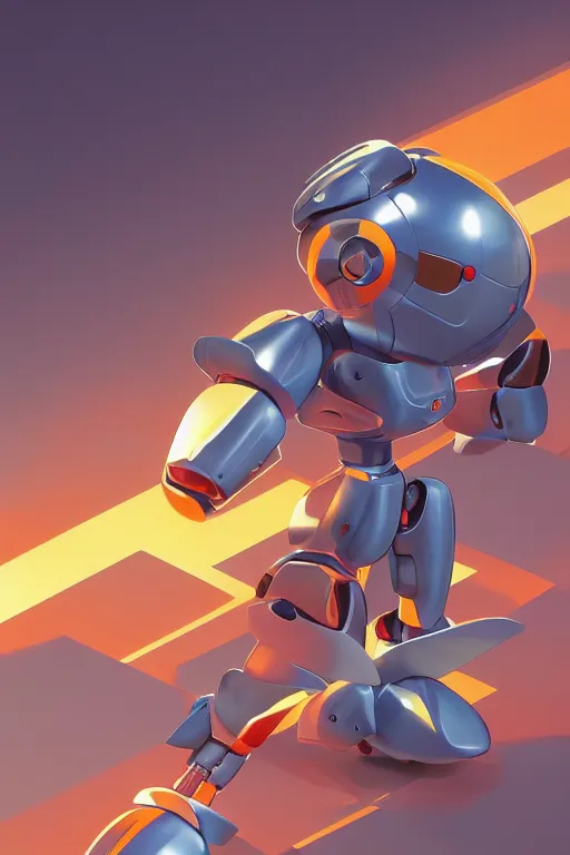 Image similar to metabots medabots medarotto medarot robot minimalist comics, behance hd by jesper ejsing, by rhads, makoto shinkai and lois van baarle, ilya kuvshinov, rossdraws global illumination ray tracing hdr radiating a glowing aura