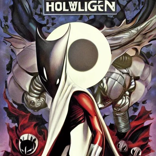 Prompt: comic book cover for'hollow knight ', art by alex ross