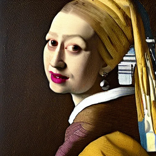 Image similar to high quality high detail painting by johannes vermeer, portrait of the queen of the seven kingdoms, hd, photorealistic lighting