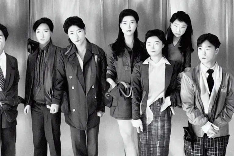 Prompt: korean film still from korean adaptation of Twin Peaks (1990)