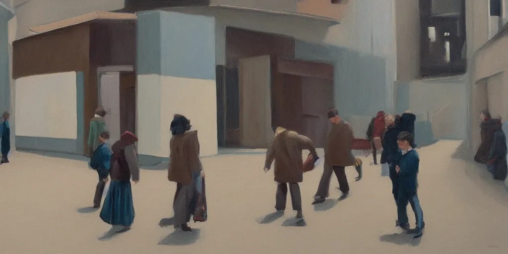 Image similar to an art gallery with pictures in the style of tim eitel