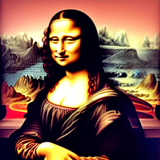 Prompt: the painting of Mona Lisa, but with Mr. Bean, hyperdetailed