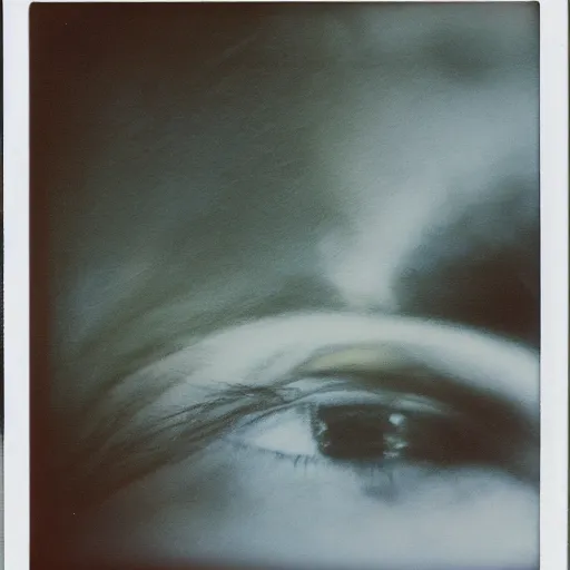 Image similar to polaroid of a dream of an artist