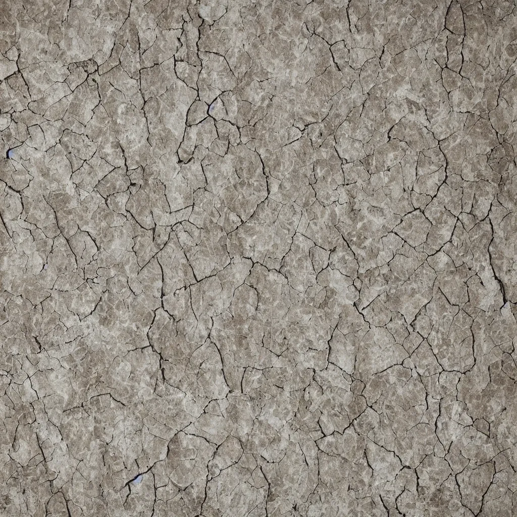 Prompt: cracked dried Vellum, Petrified Vellum dusty and parched, 4k HD Texture