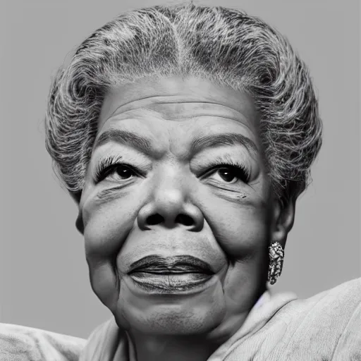 Prompt: studio portrait of maya angelou, the female eunuch, absurdly beautiful, elegant, young sensual graceful woman, ultrafine hyperrealistic detailed face illustration by kim jung gi, irakli nadar, sharp focus, bright colors, matte, octopath traveler, final fantasy, unreal engine highly rendered, global illumination, radiant light, intricate environment