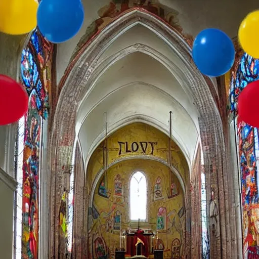 Image similar to photo of a church for clowns