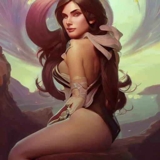 Prompt: perfectly - centered - portrait of caitlyn league of legends, intricate, highly detailed, digital painting, artstation, concept art, smooth, sharp focus, illustration, unreal engine 5, 8 k, art by artgerm and greg rutkowski and alphonse mucha