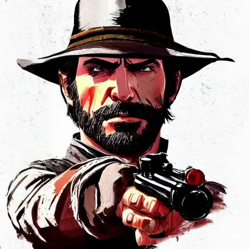 Image similar to midtone skin, dark eyes, dark hair, 6 feet two inches tall, broad shoulders, red dead redemption 2 concept art, pastor