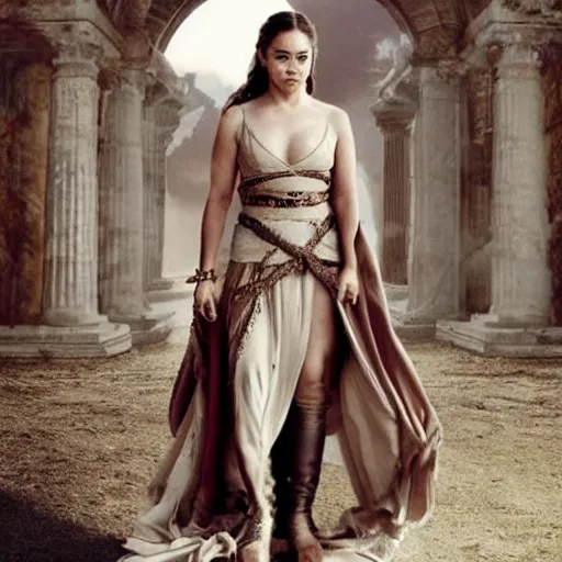 Image similar to Emilia Clarke as a Greek Goddess