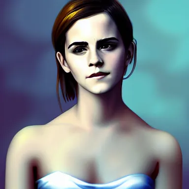 Image similar to portrait of emma watson, digital art, artstation cgsociety masterpiece