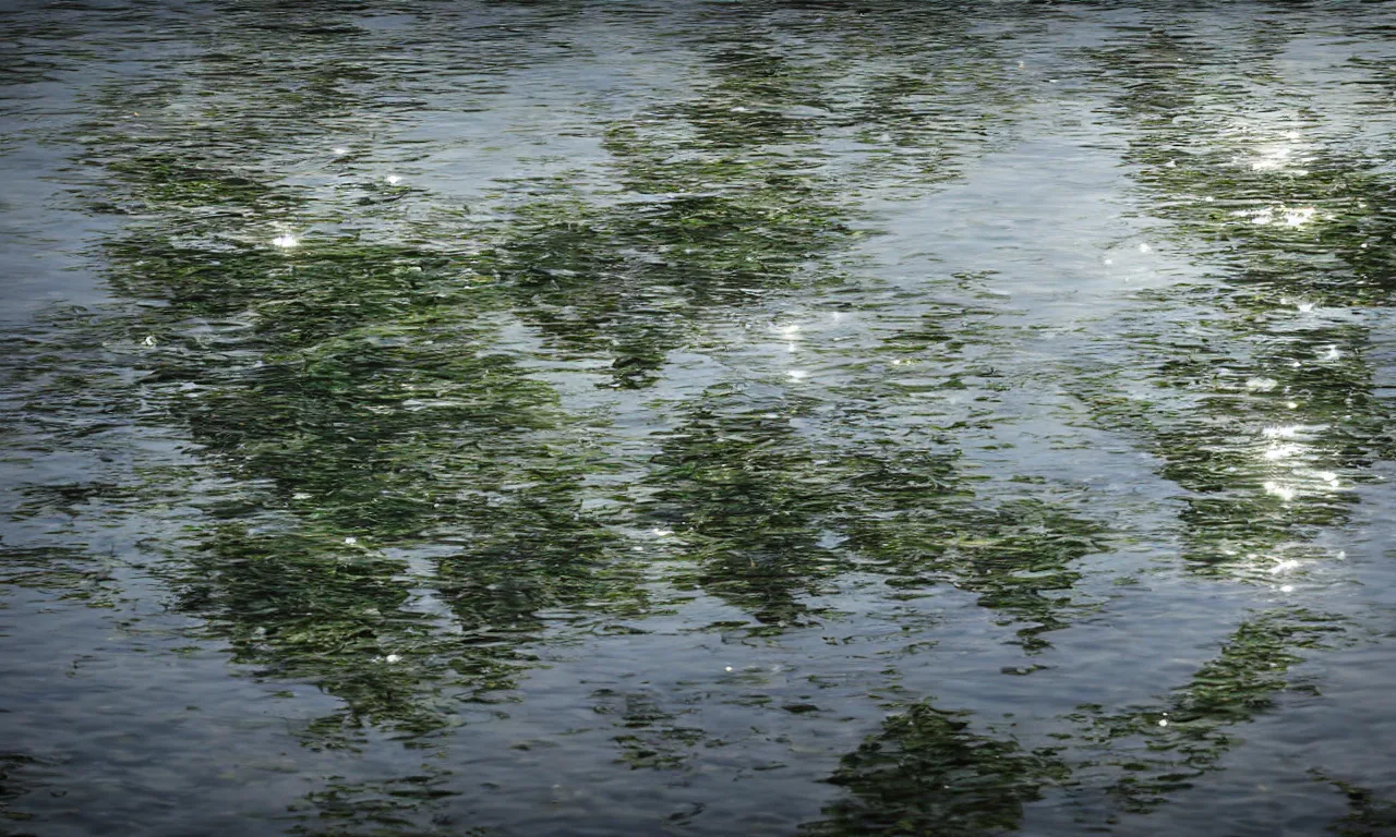 Prompt: reflections in water photorealistic