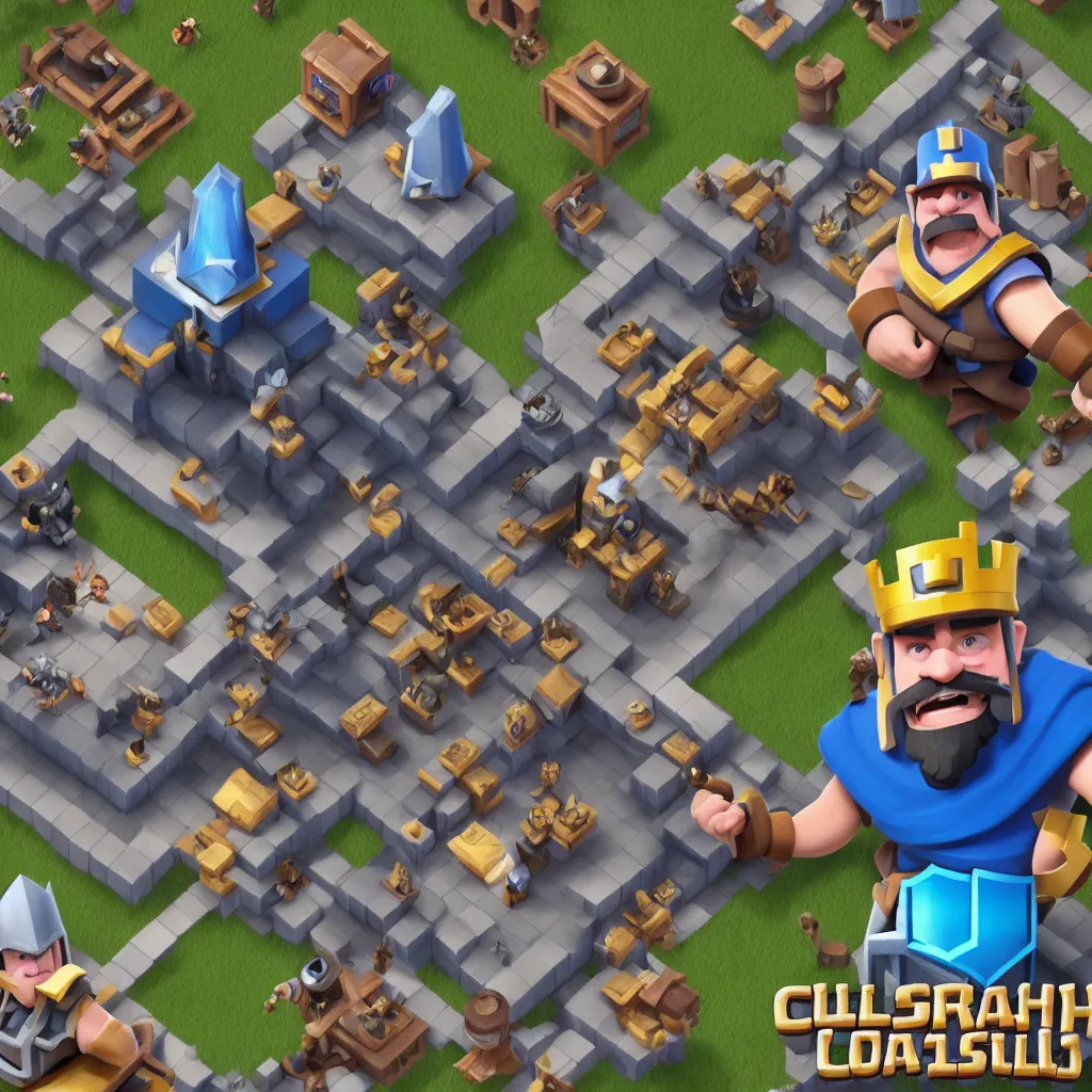 Image similar to clash royale as a 3rd person shooter made by supercell games