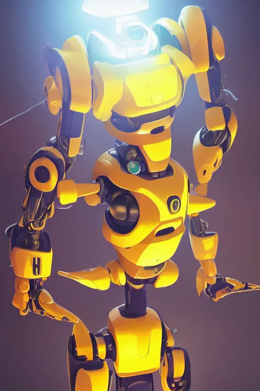 Image similar to metabots medabots medarotto medarot robot minimalist comics, behance hd by jesper ejsing, by rhads, makoto shinkai and lois van baarle, ilya kuvshinov, rossdraws global illumination ray tracing hdr radiating a glowing aura