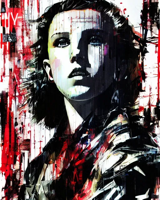 Image similar to millie bobby brown by yoji shinkawa