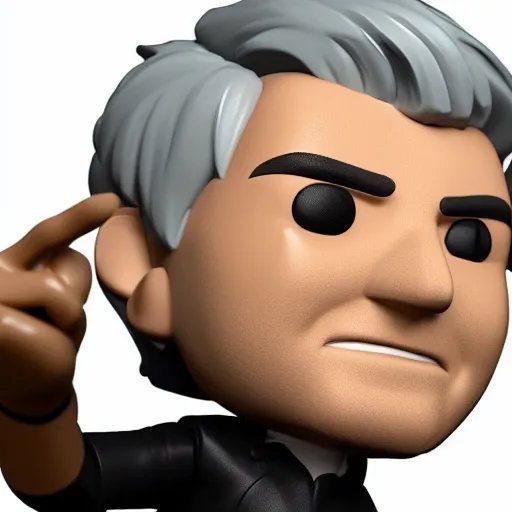 Image similar to XQC as a pop figure, 4k, high detail, high-resolution photograph, professional photography, ultra-detail