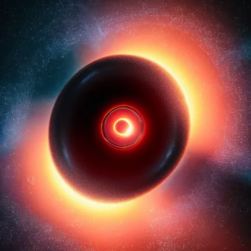 Prompt: a black hole being devoured by another black hole, dramatic outerspace lights, astronomical proportions, best picture of the year, octane render