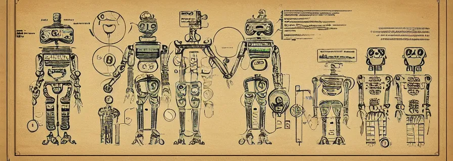 Image similar to anthropomorphic social bot network artificial intelligence blueprint, antique greece aesthetic
