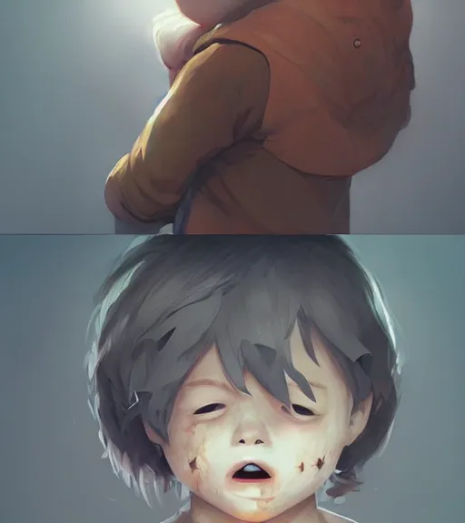 Prompt: beautiful little boy character inspired by jason voorhees, art by rossdraws, wlop, ilya kuvshinov, artgem lau, sakimichan and makoto shinkai, concept art, anatomically correct, extremely coherent, realistic, smooth hd