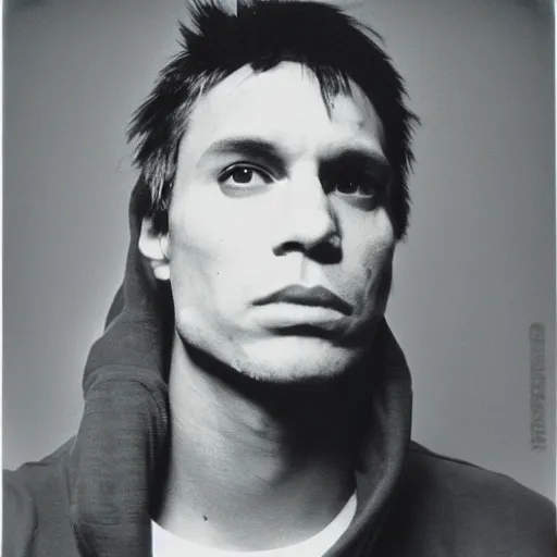 Prompt: medium-shot neat polaroid photo of cobra wearing a hoodie, 80s, by Andy Warhol