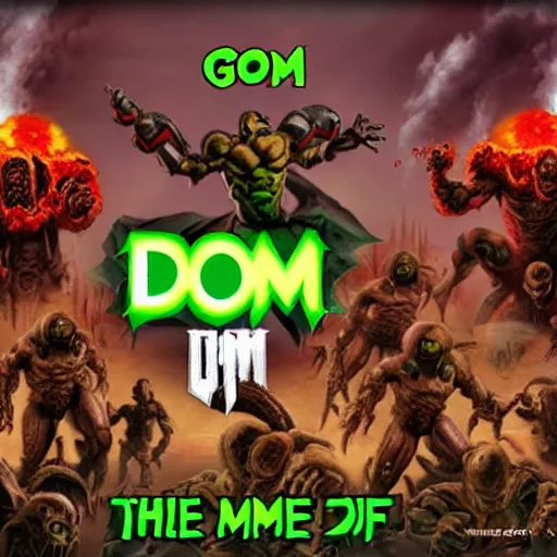 Prompt: The game Doom, as made by Humongous Entertainment