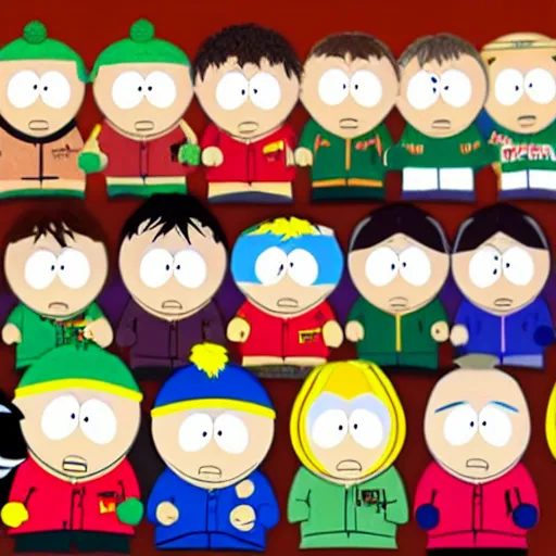 Image similar to south park