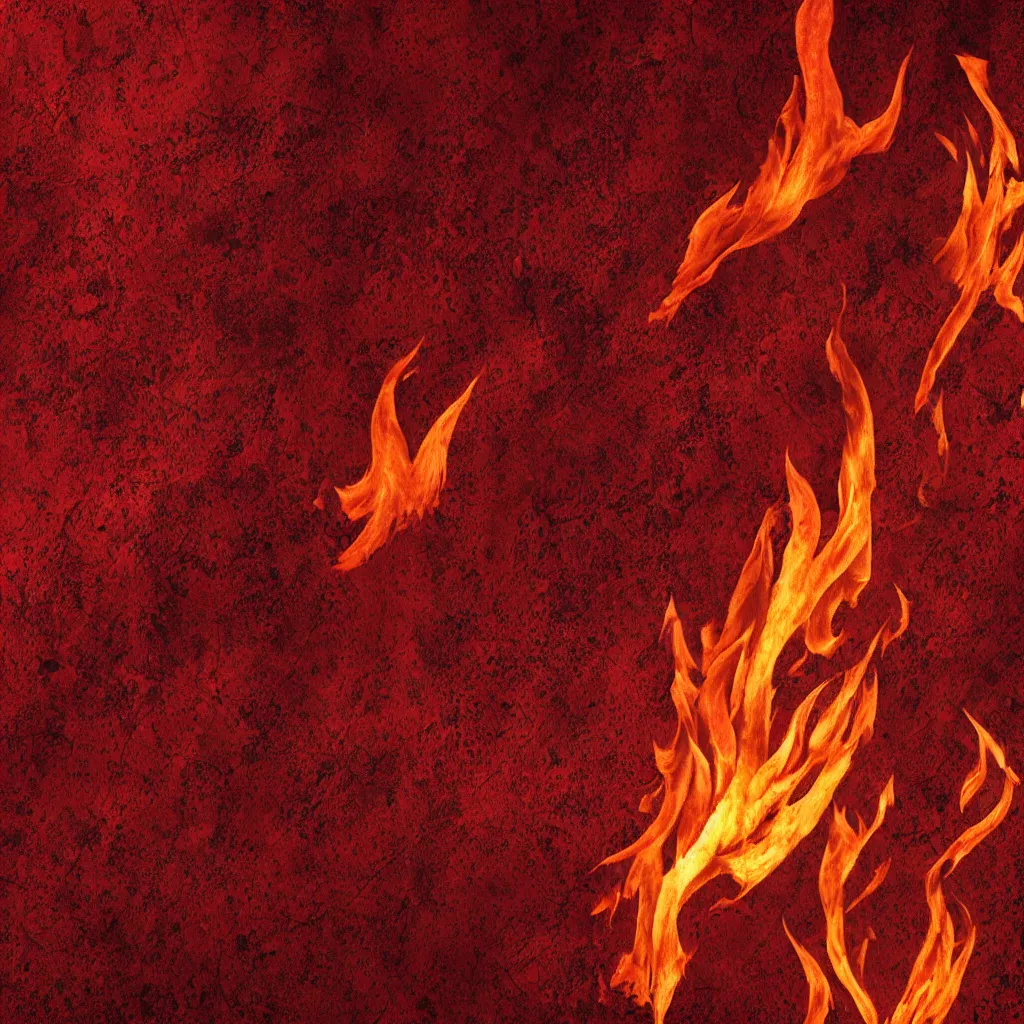 Prompt: flame texture, red, 4k