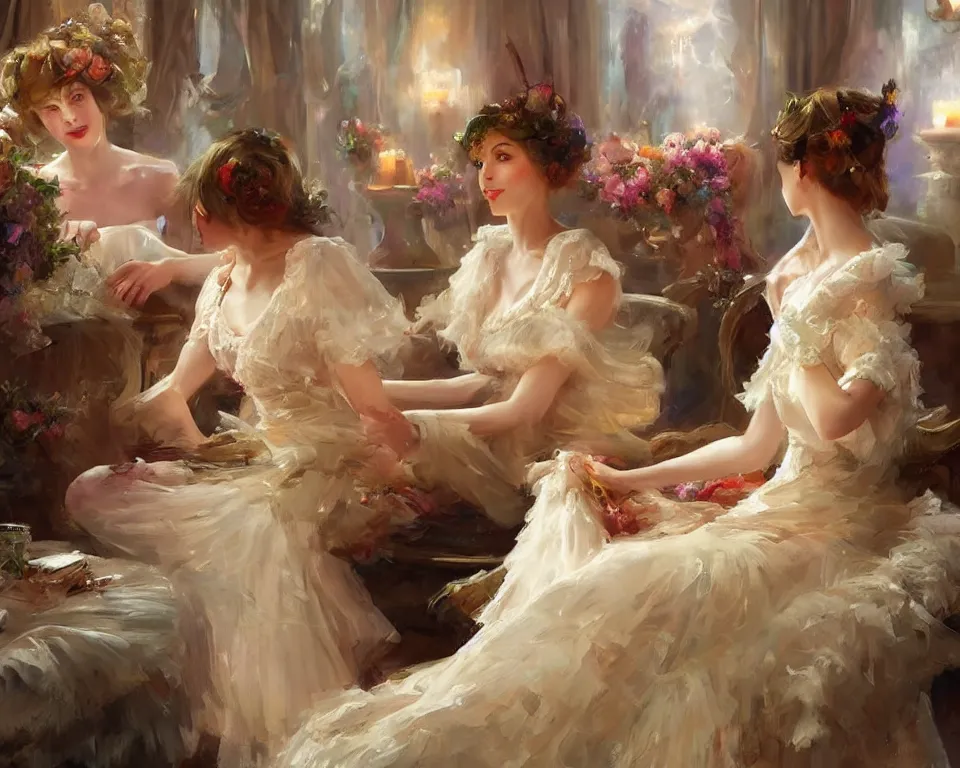 Image similar to a surreal english nation opera theatre set by vladimir volegov and alexander averin and delphin enjolras and daniel f. gerhartz intricate elegant highly detailed digital art, artstation