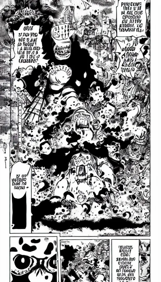 Prompt: the end of the world, by eiichiro oda