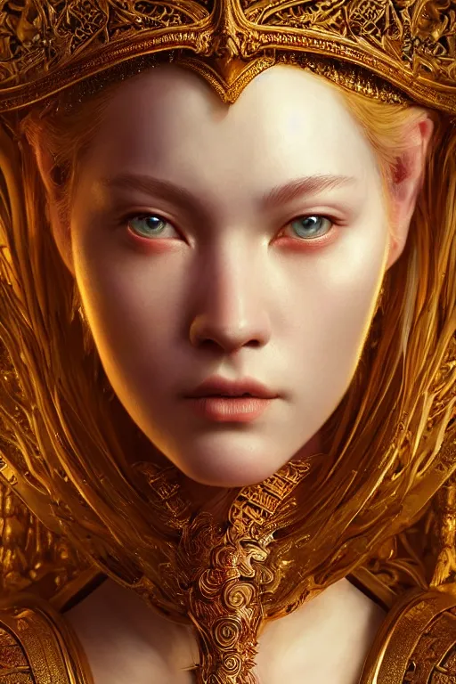 Image similar to a masterpiece ultrarealistic ultradetailed portrait of a very beautiful warrior queen, baroque renaissance. medium shot, intricate, elegant, by stanley artgerm lau, wlop, rossdraws, james jean, andrei riabovitchev, marc simonetti, light by julie bell, porcelain skin. global illumination. vfx