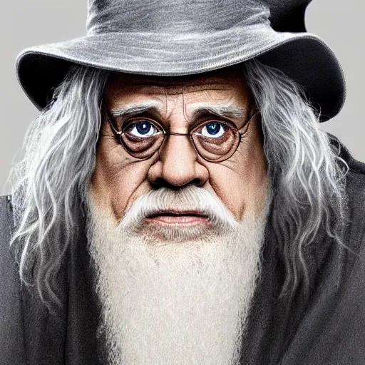 Prompt: ultra realistic illustration, danny devito as gandalf the white from lord of the rings movie, full body, high quality, highly detailed, wide angle, illustration, digital art, full color