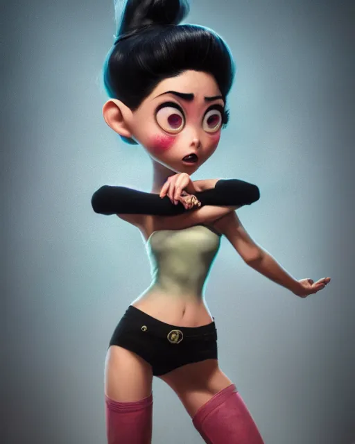 Prompt: an epic comic book style full body portrait painting of a dancer with black hair, elegant, character design by Mark Ryden and Pixar and Hayao Miyazaki, unreal 5, DAZ, hyperrealistic, octane render, cosplay, RPG portrait, dynamic lighting, intricate detail, summer vibrancy, cinematic