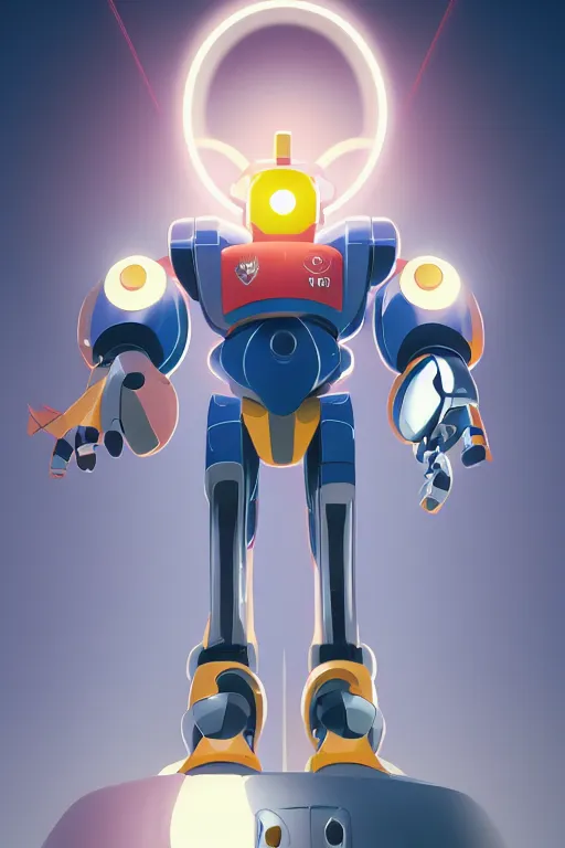 Image similar to metabots medabots medarotto medarot robot minimalist comics, behance hd by jesper ejsing, by rhads, makoto shinkai and lois van baarle, ilya kuvshinov, rossdraws global illumination ray tracing hdr radiating a glowing aura