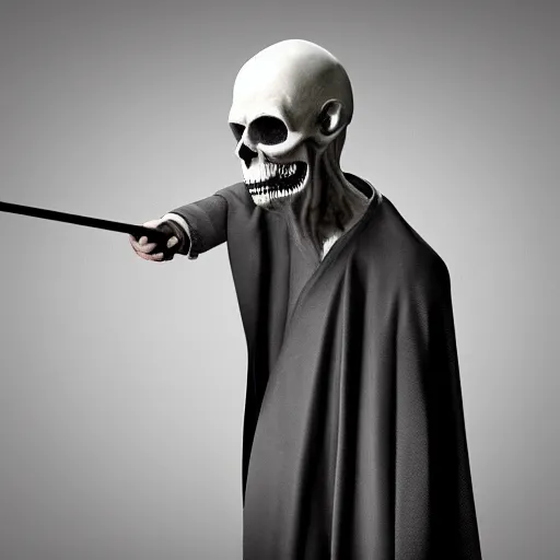 Prompt: the grim reaper has klaus schwab face