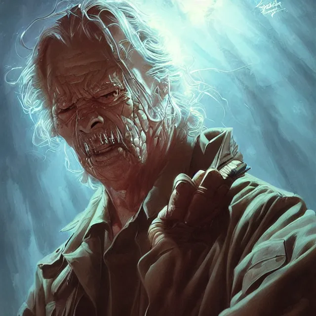 Image similar to the thing john carpenter by stanley artgerm lau, wlop, rossdraws, frank frazetta, andrei riabovitchev, marc simonetti