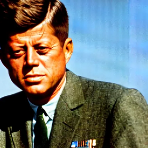 Image similar to jfk in the movie rambo