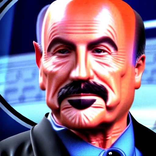 Prompt: dr. Phil as a ghost in star wars