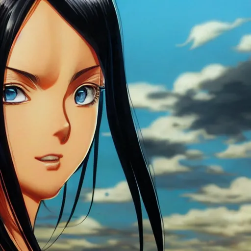 highly detailed vfx portrait of nico robin by eiichiro