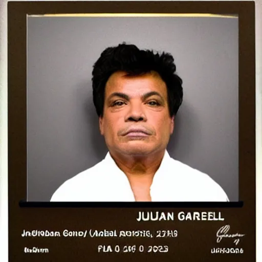 Image similar to juan gabriel mugshot