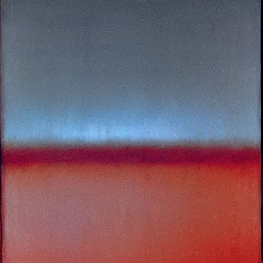 Image similar to the abstract painting'arctic void ', by caspar david friedrich, by rothko