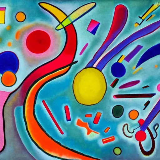 Prompt: artwork inspired by Wassily Kandinsky