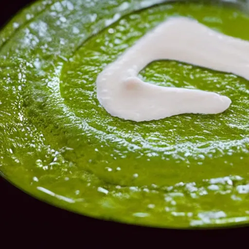 Image similar to high resolution photo of slime, michelin star, very tasty, food photography, instagram, trending