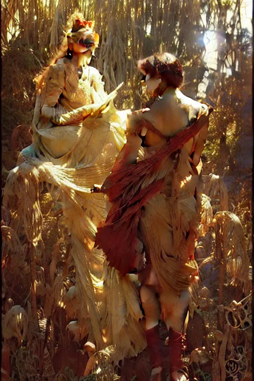 Image similar to the chronicles of narnia, painting by gaston bussiere, craig mullins, greg rutkowski, alphonse mucha