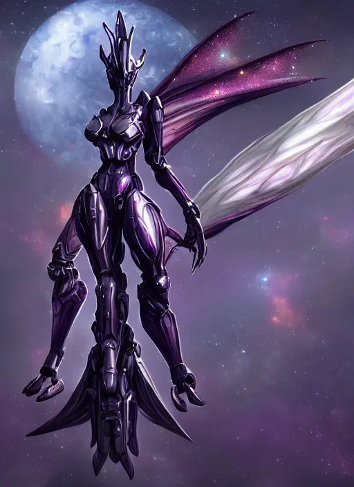 Prompt: cinematic goddess shot, cosmic sized perfectly proportioned stunning beautiful hot anthropomorphic robot mecha female dragon, nebula background, larger than galaxies, holding milky way, sharp detailed claws, sleek silver armor, epic proportions, epic size, epic scale, ultra detailed digital art, furry art, macro art, dragon art, giantess art, warframe fanart, furaffinity, deviantart