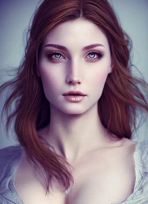 Image similar to a gorgeous scottish female photo, professionally retouched, soft lighting, realistic, smooth face, full body shot, torso, dress, perfect eyes, sharp focus on eyes, 8 k, high definition, insanely detailed, intricate, elegant, art by artgerm and jason chan