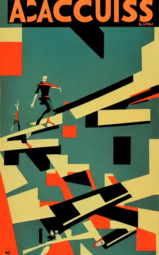 Prompt: access. member. channels. features. bauhaus art. retro comicbook art. dean ellis.