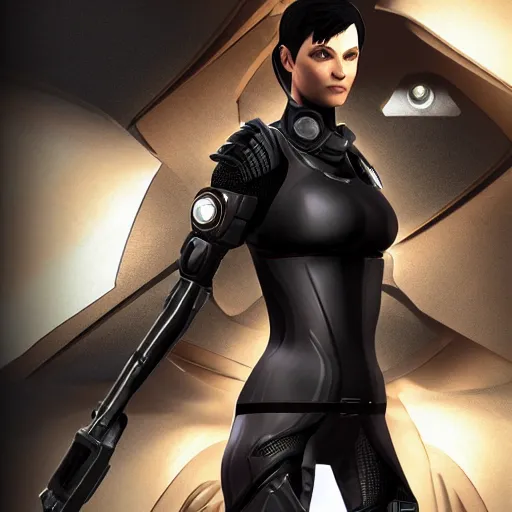 Prompt: Deus Ex: Human Revolution, Faridah Malik