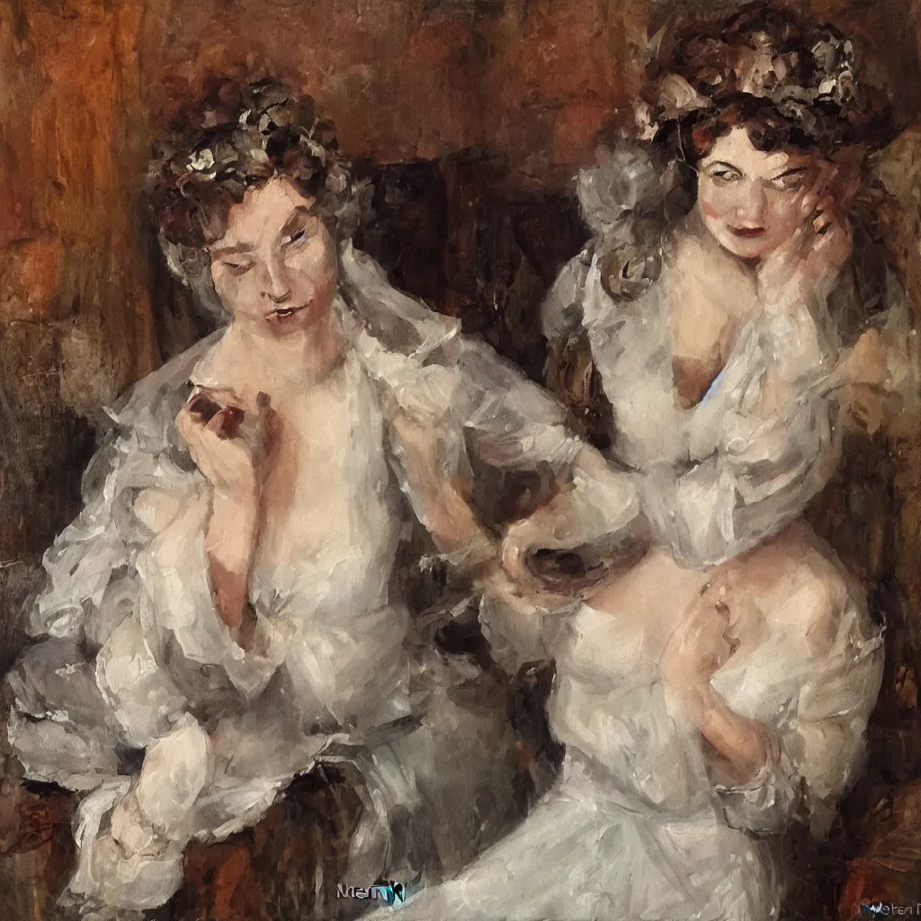 Image similar to Drunken lady by Marietta Robusti