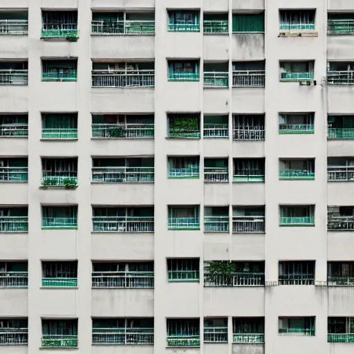 Image similar to Kowloon apartment facade texture